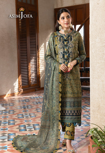 Asim Jofa AJRW-14 Rania Pre Winter Collection Online Shopping